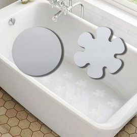 EA Slip Transparent Anti-Slip Bathroom Stickers Anti-Slip Sticker Petal 2ea