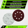 RODOPI RedDevil Velcro Sandpaper 115 mm Grit 40-320 Sanding Discs