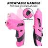 DOWELL Power Electric Cordless Screwdriver Set Rechargeable 3.6V Power Screwdriver