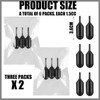 Colarr 6 Pack Rolling Ink Refills for Identity Protection Stamps,