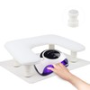 Arm Rest for Nails Tech with Nail Table Mat,Adjustable Base