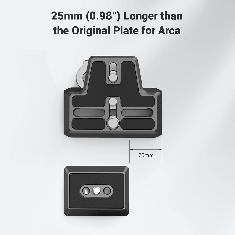 SmallRig Extended Quick Release Plate Compatible with Arca-Type for DJI