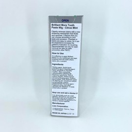 Lion Dental Paste, Dent Health Brilliant More Double, Citrus Mint, 3.2 oz (90 g), Green Mint