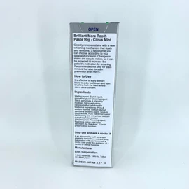 Lion Dental Paste, Dent Health Brilliant More Double, Citrus Mint, 3.2 oz (90 g), Green Mint