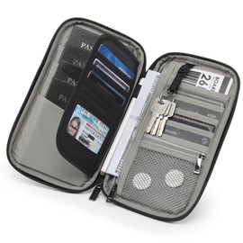 VanFn RFID Travel Passport Wallet, Family Passport Holder, Trip Document Organizer P.Travel Series