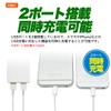 Plata USB Charging AC Adapter, 2 Ports, 1,000 mA, PSE-mark Acquired,