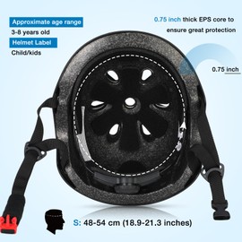 Kingdder 6 Pcs Kids Helmet Bulk CPSC Certified Toddler Skateboard Adjustable Multicolors Safety Child Bike for Ages 3-8 Boys Girls Bicycle Skate Scooter Cycling Riding Outdoor Sports