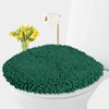LuxUrux Toilet Lid Cover, Extra-Soft Plush Seat Cloud Washable Shaggy