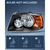 Nilight Headlight Assembly Compatible with 2003 2004 2005 2006 Ford