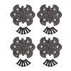 QCAA Butterfly Hinge for Cupboard Door,Oil-Rubbed Bronze, 4 Pack, Made