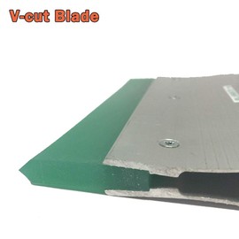 Aluminium Handle Rubber Blade Scraper Aluminium Silk Screen Printing Squeegee for Screen Printing 30cm V-Cut Blade