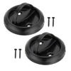PATIKIL Recessed Door Handles, 2 Pcs Round Flush Pulls Stainless
