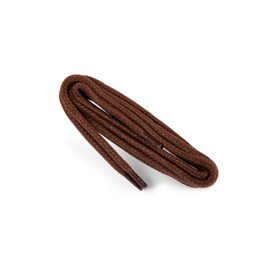 Kaps Waxed Thick Shoelaces 100% Natural Cotton Waxed Surface Shoelaces for All Shoe Types Available in Four Lengths 60-120cm, 76 - Brown