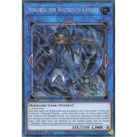 Ningirsu The World Chalice Warrior COTD-DE050 Secret Rare German Near Mint Unlimited - Code of The Duelist - with ReCollectibles Shipping Protection - for Yu-Gi-Oh!