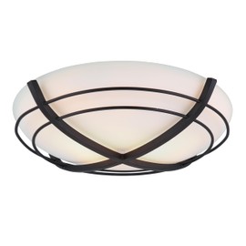 Good Housekeeping 81031 Kingsley Decorative 90 CFM 2.5 Sones Bathroom Ventilation Exhaust Fan with Light, Matte Black