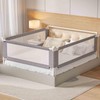 PurePapoose 3-Piece King Size Bed Rail for Toddlers - Height