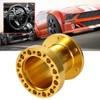 Steering Wheel Hub Adapter，2 Colors 3inch 50mm Universal Car Steering
