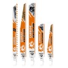 5 Pack Carbide Reciprocating Saw Blade Set, Premium Metal Blades