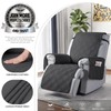 TAOCOCO 100% Waterproof Recliner Chair Cover Stay in Place, Recliner
