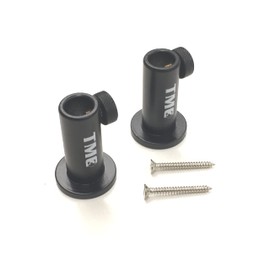 TMC 2 x Anodized Aluminium Stage stands with locking nuts, screws, Carp/Coarse. Perfect for wooden platforms