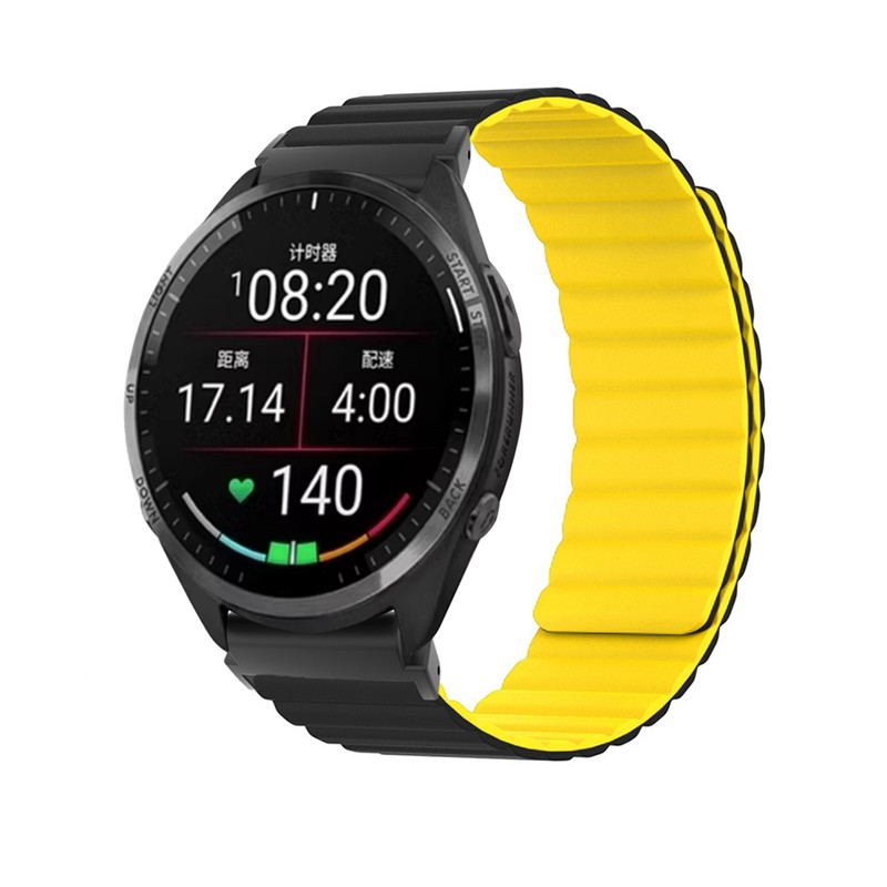 Silicone Replacement Watch Band Adjustable Magnetic Silicone Watch Strap for