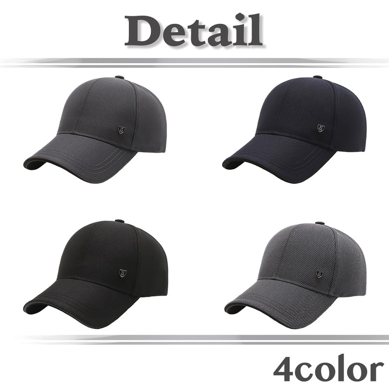 White Fang CZA234 Men's Baseball Cap, Casual, Thin, Outdoor, Sports,