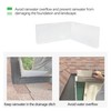 HOLEPU 4 Pcs Foldable Gutter Valley Splash Guards, Roof Rain