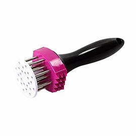 The Earl® Cooking Meat Tenderizer Tool, Professional Stainless Steel Sharp Blade Tenderiser Kitchen Cooking Tool, Meat Tenderising Tool for Beef, Steak, Chicken, Pork and Veal Random Colour