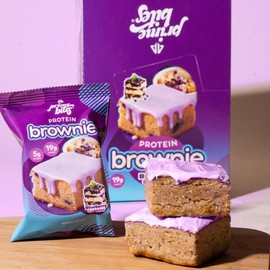 12 Pack - Blueberry Cobbler Prime Bites Protein Brownies