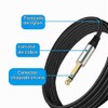Paquete de 2 cables de guitarra de 1/4 de pulgada