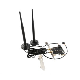 HiRO H50344 M.2 NGFF 2230 to PCIE PCI-E x1 Adapter Converter 5dBi Antenna BT USB