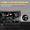 Weather Station Indoor Outdoor Thermometer Wireless, Home Atomic Clock with