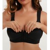 HACI Women's Front Closure Full Coverage Back Support Posture Bra