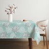 Martina Home Oilcloth Tablecloth SIL Aqua Green 140 Round