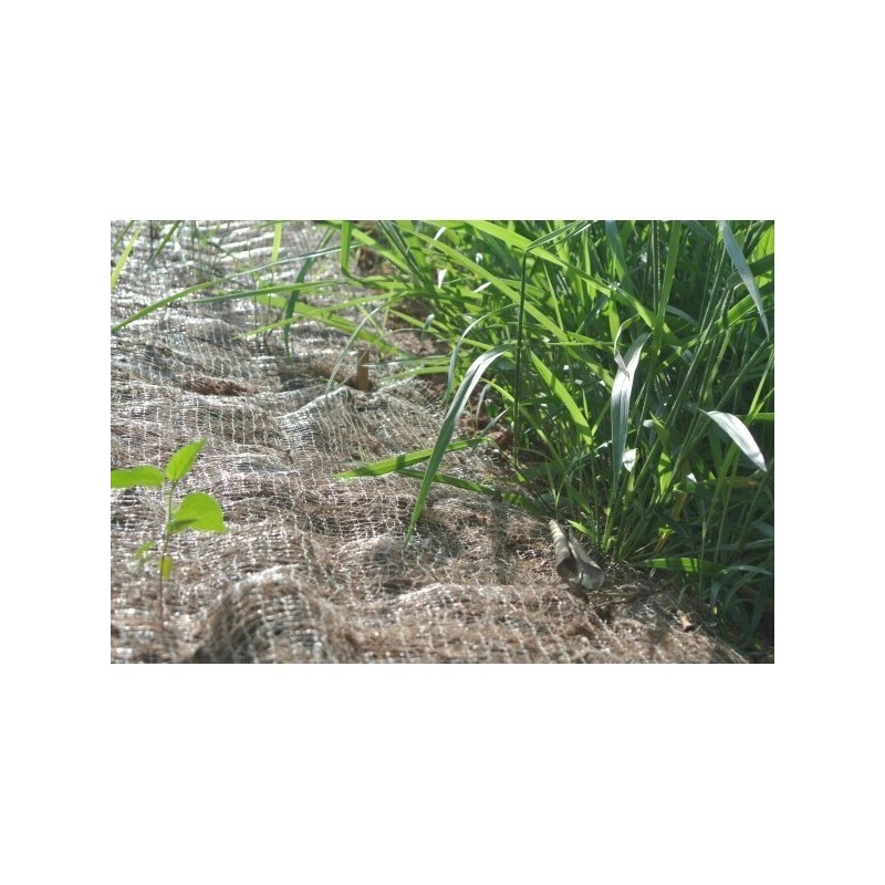 Farm Plastic Supply - Double Net Straw Erosion Control Blanket