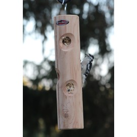 Kettle Moraine Cedar Suet Plug Log Feeder