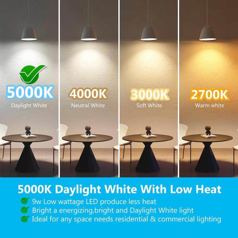 DAYBETTER 12Pack BR30 LED Light Bulbs Indoor Flood Light 65W
