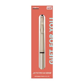Mitsubishi Pencil, Permanent Ballpoint Pen, Jetstream Edge, 0.28 Limited Edition Gift Packaging, Champagne Gold SXN1003282522