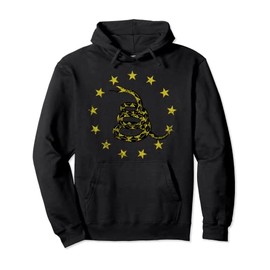 Gadsden Flag, Snake Symbol, Betsy Ross Flag, Patriotic Pullover Hoodie