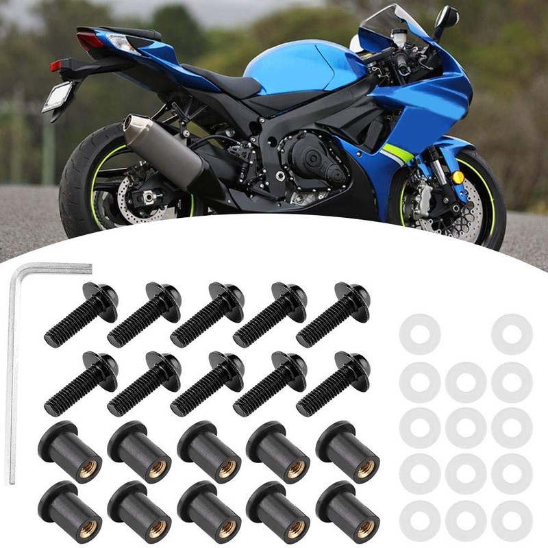 mounting bolts windshield bass boat Qiilu Windshield Bolts Kit, 10pcs