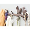 Cast Iron Birds On Branch Hanger with 6 Hooks |