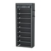 Calmootey 9 Tier Shoe Rack Organizer,Portable Shoe Shelf with Nonwoven
