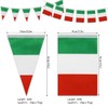 Italy Flag, Rectangular and Triangular Flags Bunting for Hanging, 60