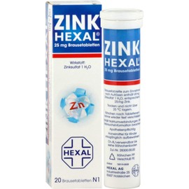 Zinc Hexal Effervescent Tablets Pack of 20