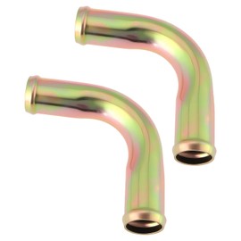 Briny River 2pcs 90° Elbow Heater Hose Connector Adapter Coolant Fitting for Automotive Systems, 3/4" x 3/4" in 19mm x 19mm