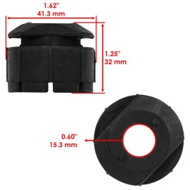 Caltric Seat Mounting Cushion for Honda Foreman 500 TRX500FE / TRX500FM 05-09 2012-2013