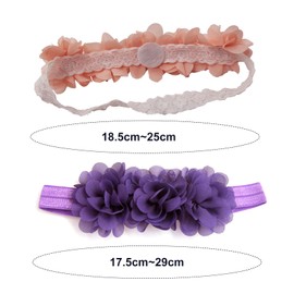 Kids Turban Hair Band Headband, Baby Headbands, Baby Headbands, Pack of 3 Baby Headband Headbands, Baby Girls Headbands, Baby Flowers Headbands for Babies, for Newborns, Toddlers, Children