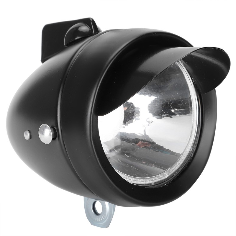 Vintage Bicycle Headlight Retro Bike LED Light Night Riding Safety