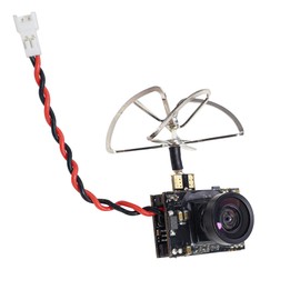 AKK C163 Super Mini 5.8GHZ 40CH 200MW FPV Transmitter 600TVL FPV Camera with 4 Leaf Antenna for FPV Quadcopter Drone Aircraft