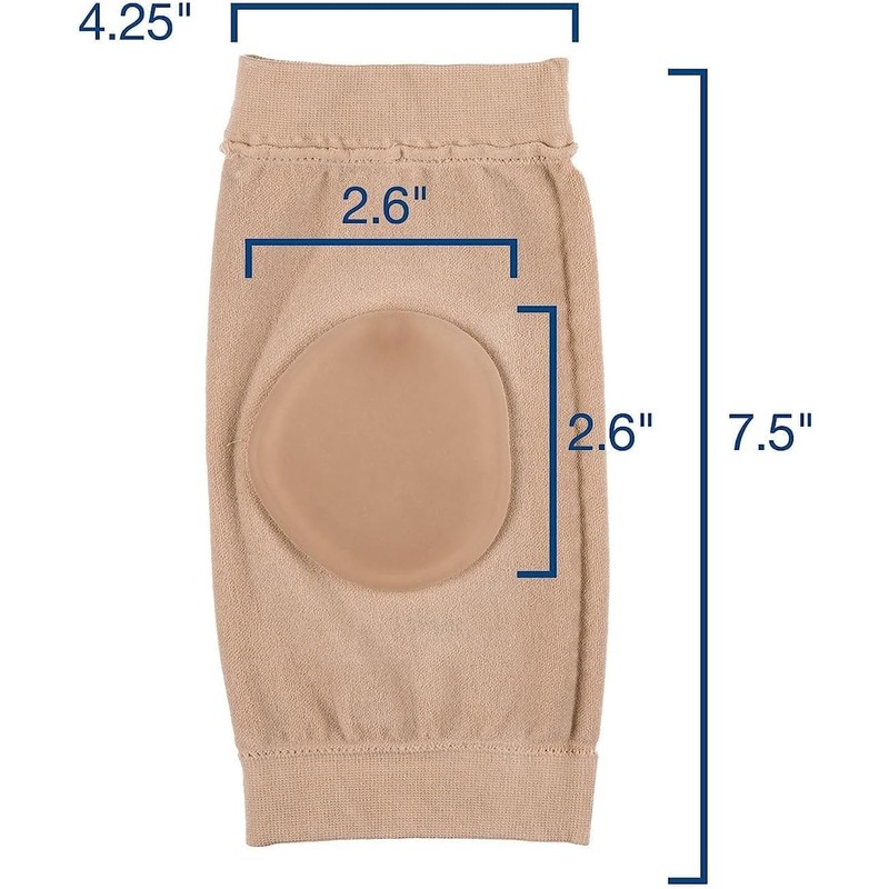 Ankle Bone Protection Socks Malleolar Sleeves with Gel Pads for